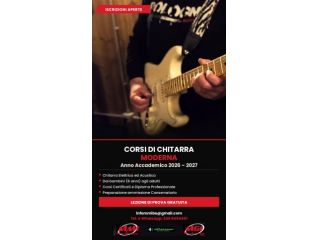 Inizio Anno Accademico Corso Di Chitarra Moderna 2026/2027