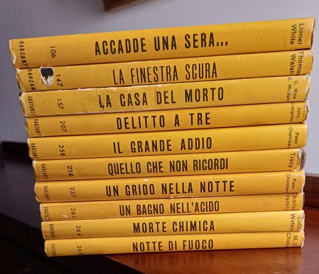 Collana SERIE GIALLA GARZANTI, N. 10 volumi. - Foto 5