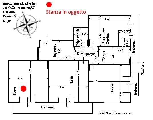 Stanza Singola Centrale Dannunzio-Veneto CT - Foto 6