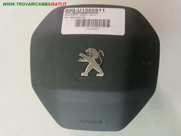 AIR-BAG GUIDATORE 
XXXXXXXXXXXXXXXXXXXX 999-U1560911 Carrozzeria  Sicurezza  Airbag  Air-bag guidatore PEUGEOT - 2008 II - 2019 , PEUGEOT - 208 II - 2