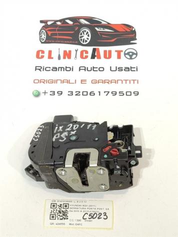 SERRATURA POSTERIORE SINISTRA HYUNDAI iX20 Serie 814101K000 D4FC (1019) - Foto 2