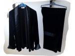 Completo velluto giacca pantaloni donna