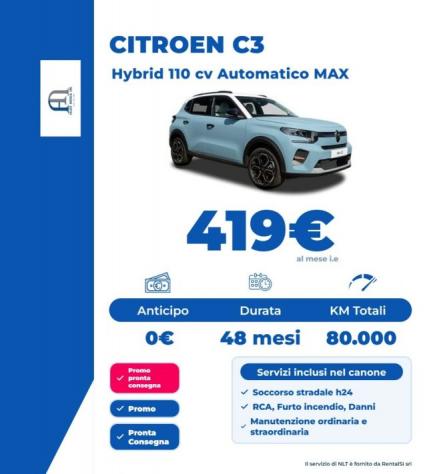 CITROEN C3 Hybrid 110 e-DCS6 Max rif. 24174719 - Foto 2