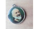 MEDAGLIA DI PADRE PIO IN METALLO -