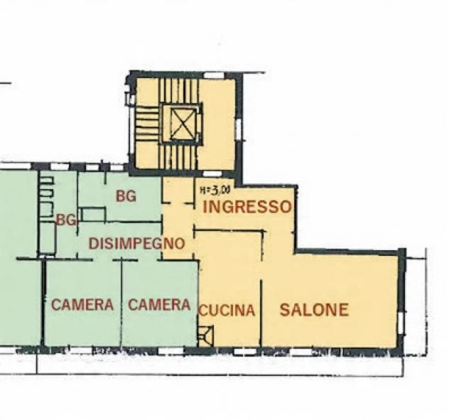 APPARTAMENTO di 4 vani e di 142 mq (BOLOGNA) rif. V04 - Foto 11