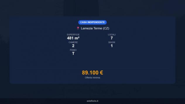 Immobile in asta di 481 m² con più di 5 locali in vendita a Lamezia Terme - Foto 16
