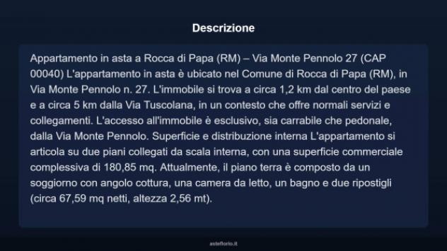 Immobile in asta di 180 m² in vendita a Rocca di Papa - Foto 4
