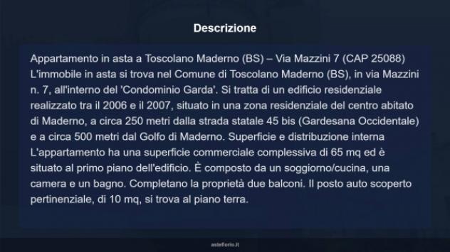 Immobile in asta di 65 m² in vendita a Toscolano-Maderno - Foto 18