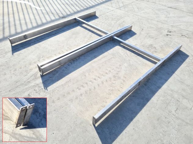 gancere a parete inox per celle usate - Foto 2