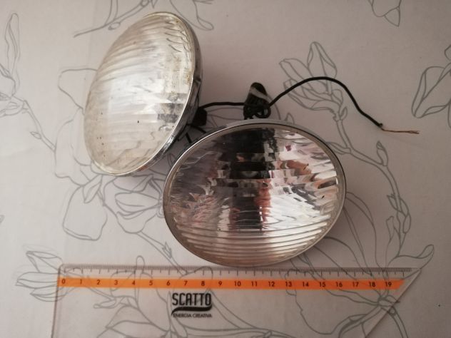 Coppia fanali 2,4 W tondi vintage ULO per bici