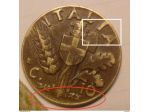 MONETA DA 10 CENTESIMI IMPERO 2° TIPO REGNO 1942 - CON DIFETTO DI CONIO -