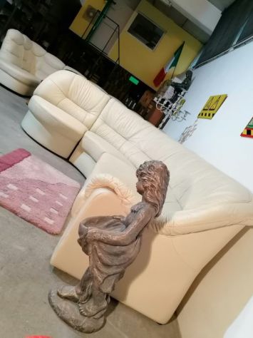 ELEGANTE divano angolare in pelle ! CONSEGNA ! - Foto 9