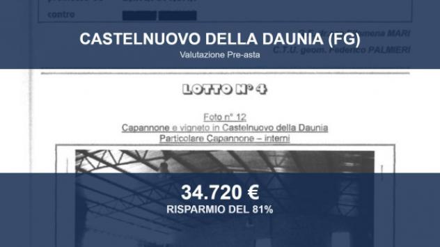 Immobile in asta di 568 m² in vendita a Castelnuovo della Daunia