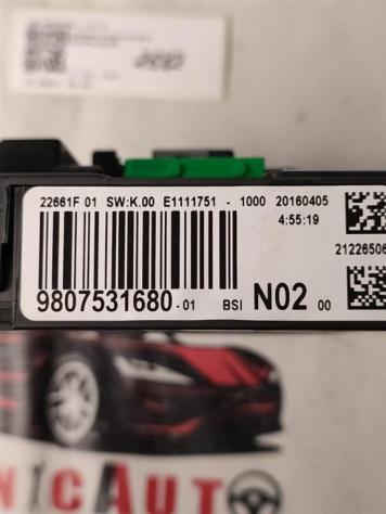 CENTRALINA BSI CITROEN C4 Cactus 9807531680 (1418) - Foto 3
