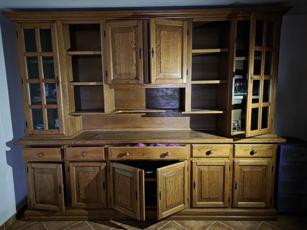Vendo credenza sala legno massello - Foto 3