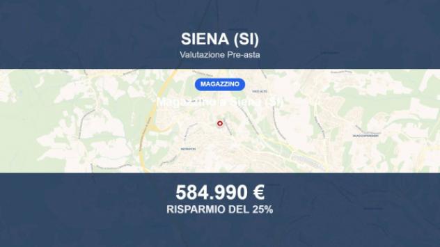 Immobile in asta di 1018 m² in vendita a Siena