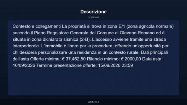 Immobile in asta di 3150 m², box auto in vendita a Olevano Romano - Foto 11