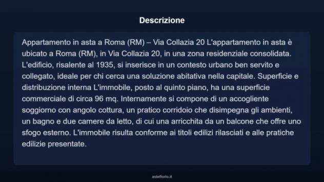Immobile in asta di 96 m² in vendita a Roma - Foto 4