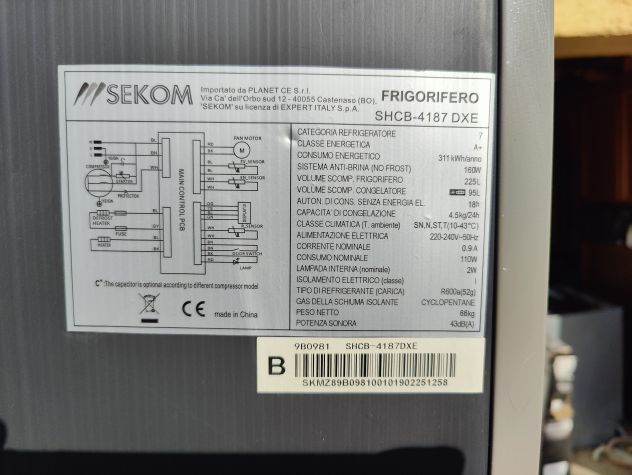 Frigorifero Sekom classe A+ Grande - Foto 7
