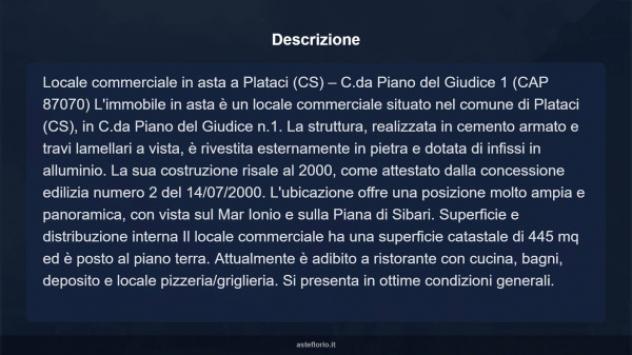 Immobile in asta di 445 m² in vendita a Plataci - Foto 7