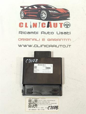 CENTRALINA STABILIZZATORE DI TENSIONE AUDI A3 Sportback (8PA) 8K0959663D CFGB diesel 1968 (0815)