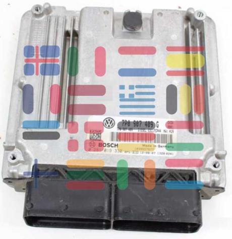 0281019330 7P0907409G Volkswagen Touareg 4.2 centralina motore Bosch