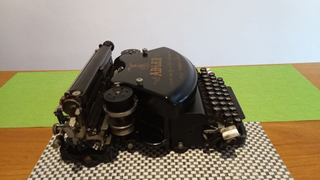 Macchina da scrivere antica con rara scrittura in corsivo "Adler N. 7" del 1924' - Foto 5