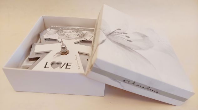 Orologio Bimba Love Claraluna in resina con decorazioni legno e specchio