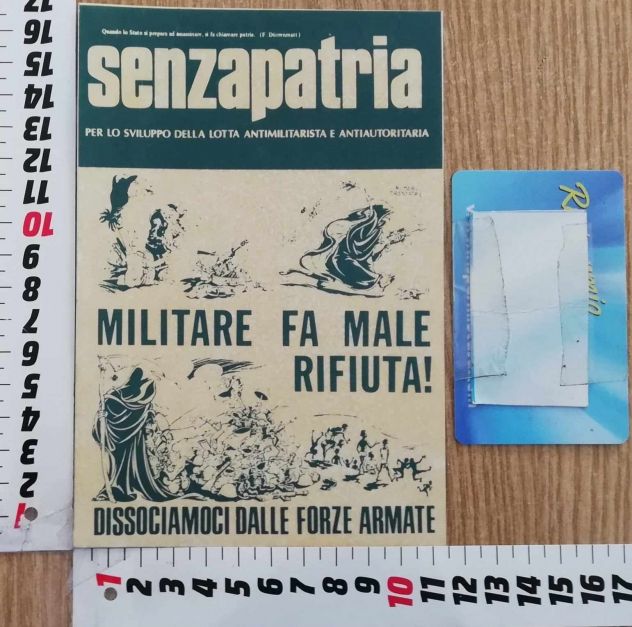 Adesivo sticker anarchico antimilitarista - Foto 6