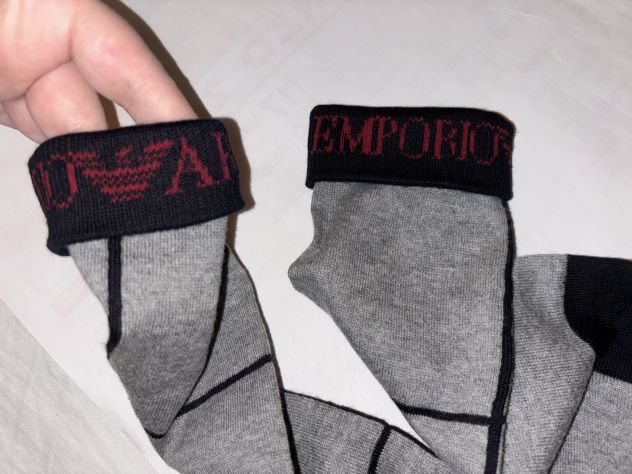 CALZE NUOVE DA UOMO FIRMATE ORIGINALI”EMPORIO ARMANI”MADE IN ITALY - Foto 9