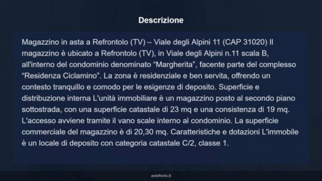 Immobile in asta di 23 m² in vendita a Refrontolo - Foto 9