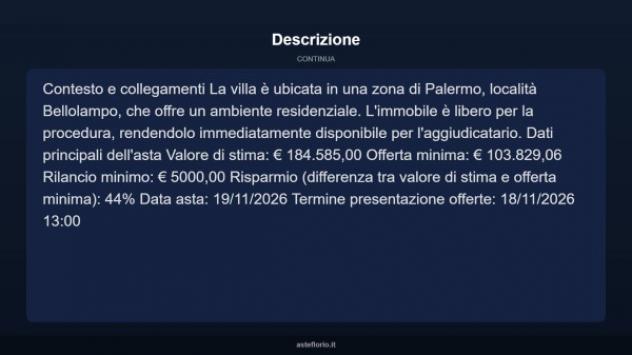 Immobile in asta di 1500 m² con più di 5 locali in vendita a Palermo - Foto 16