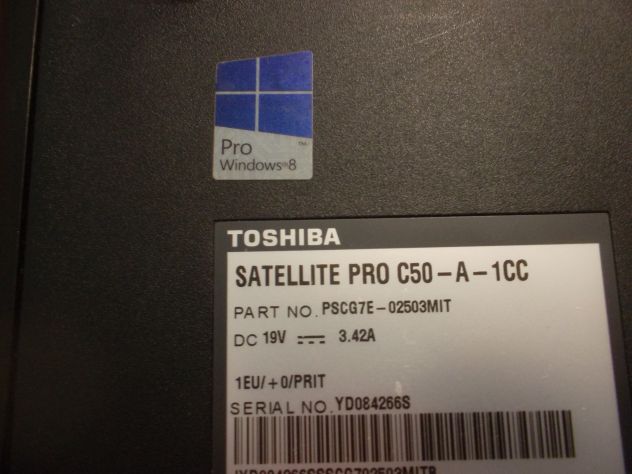 NOTEBOOK TOSHIBA-SATELLITE-PRO-C50-A-1CC-CORE I5-8G-250SSD-WINDOWS 11 - Foto 8