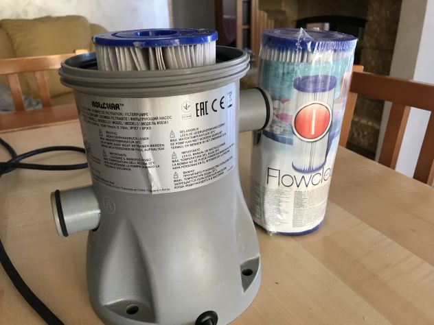 Bestway 58381 Pompa di Filtraggio a Cartuccia per Piscine fuori Terra, Portata - Foto 2
