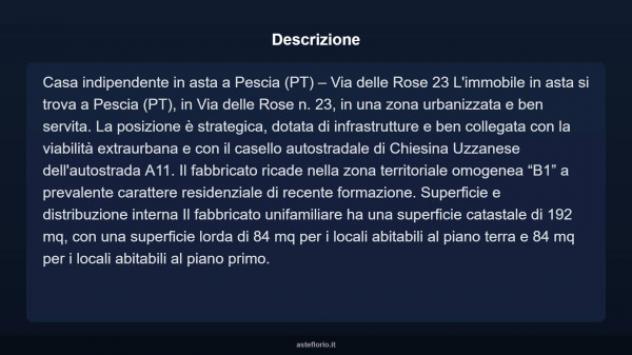 Immobile in asta di 192 m² in vendita a Pescia - Foto 3