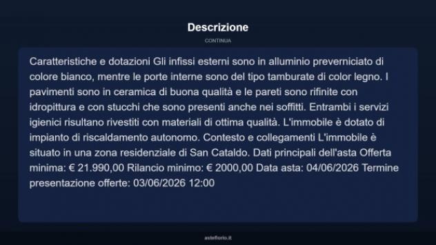 Immobile in asta di 176 m² in vendita a San Cataldo - Foto 4