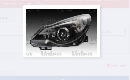FARO ANTERIORE DX OPEL CORSA D 2011 CL05544590 13295020