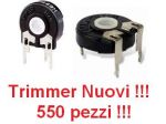 Trimmer vari assortiti 550 pezzi "NUOVI"