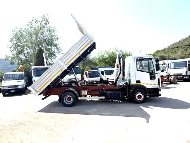 camion iveco eurocargo 75e18 stralis ribaltabile e gru - Foto 7