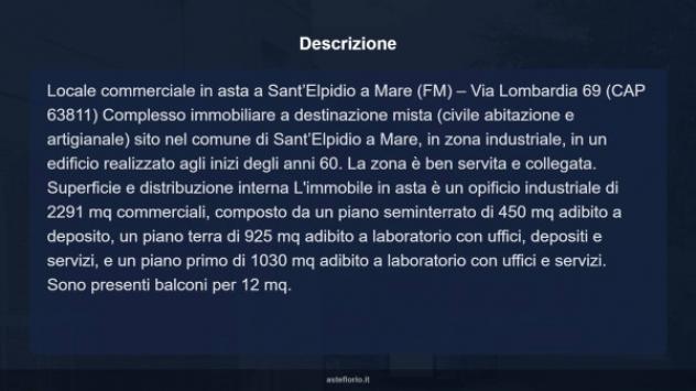 Immobile in asta di 2291 m² in vendita a Sant'Elpidio a Mare - Foto 9