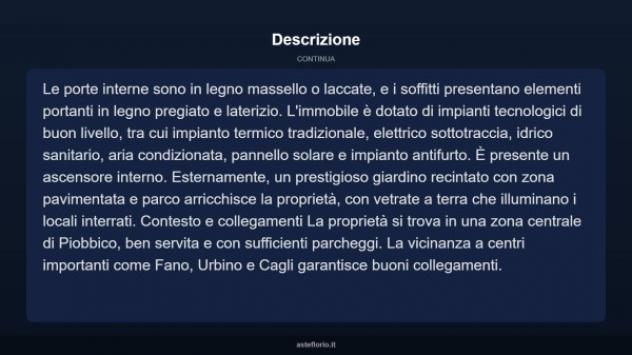 Immobile in asta di 655 m² con più di 5 locali in vendita a Piobbico - Foto 14
