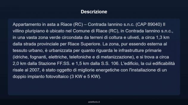 Immobile in asta di 208 m², box auto in vendita a Riace - Foto 9