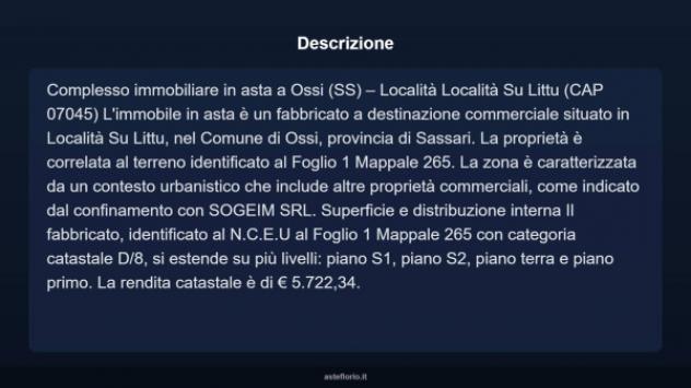 Immobile in asta di 1400 m² in vendita a Ossi - Foto 3