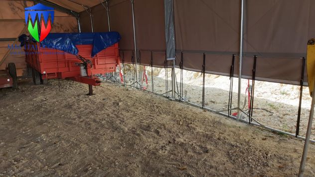 Tendoni uso magazzino garage 6 x 8 x 2,5/3,59 mt. in offerta 2022 - Foto 8