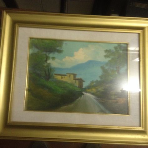 Quadro paesaggio agreste
