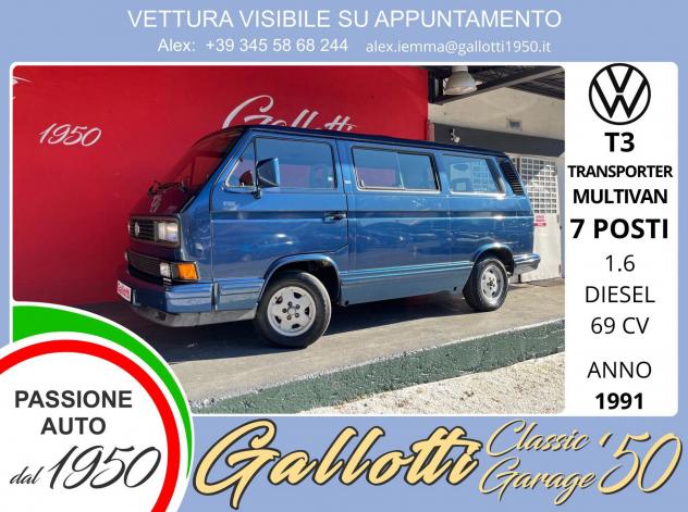 Volkswagen Transp. T3 Multivan 7P 1.6 diesel 69cv