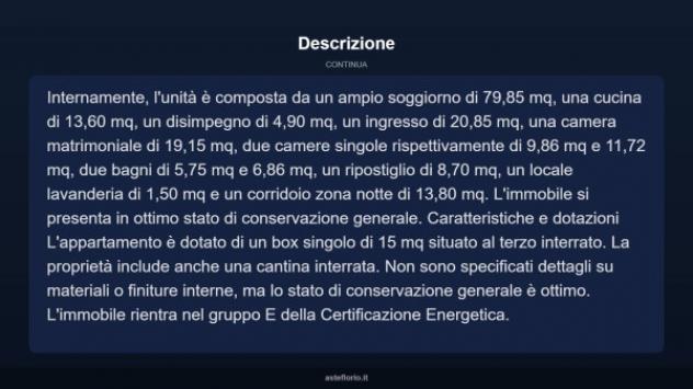 Immobile in asta di 260 m² con più di 5 locali e box auto in vendita a Camerino - Foto 17