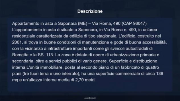 Immobile in asta di 138 m², box auto in vendita a Saponara - Foto 18
