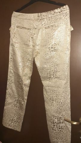 Pantaloni donna dorati Richmond tg 42 NUOVI