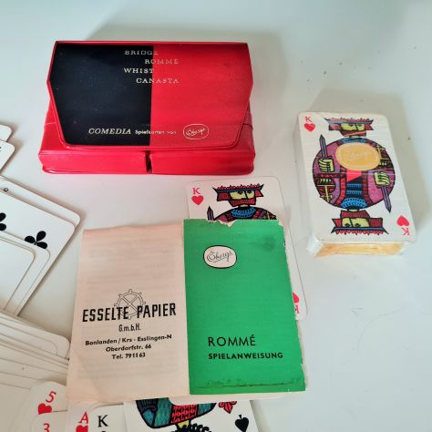 Carte da gioco Öberg Spelkort svedesi vintage di Esselte Öbergs AB - - Foto 2
